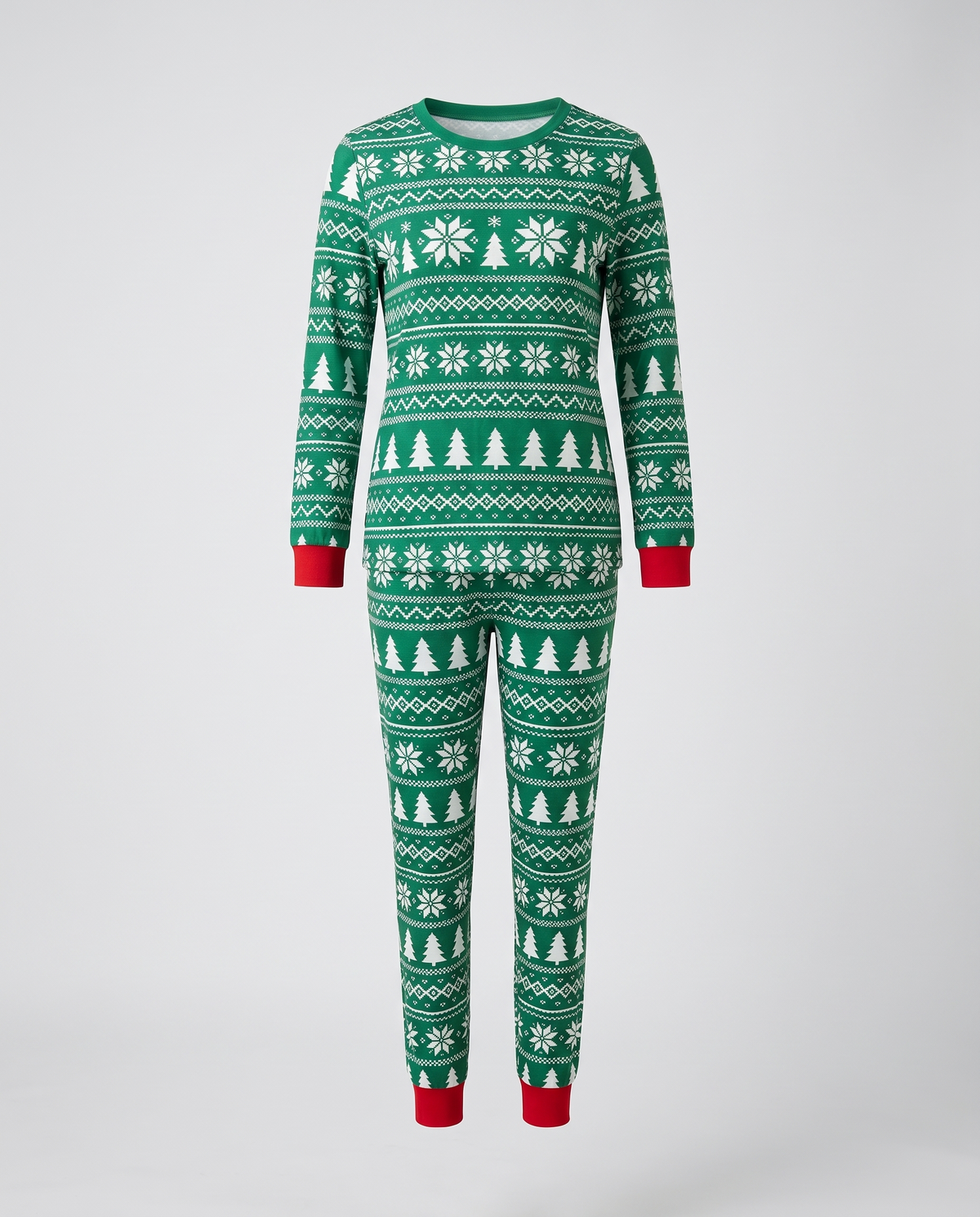 Deep Pine Fair Isle Set